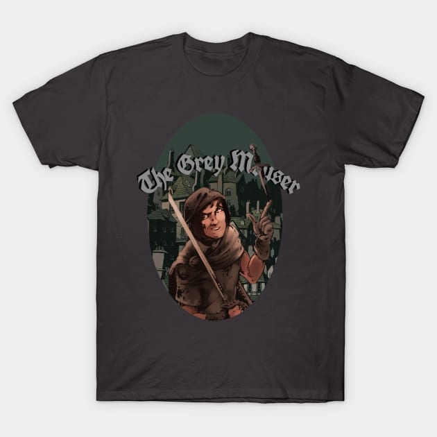 Gray Mouser T-Shirt by zoesteve
